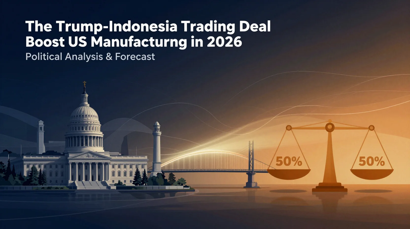 The Trump-Indonesia Trading Deal Boost US Manufacturing in 2026: Political Analysis & Forecast