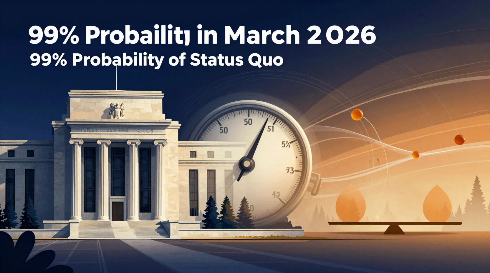 Fed Decision in March 2026: 99% Probability of Status Quo [$143M Market Analysis]