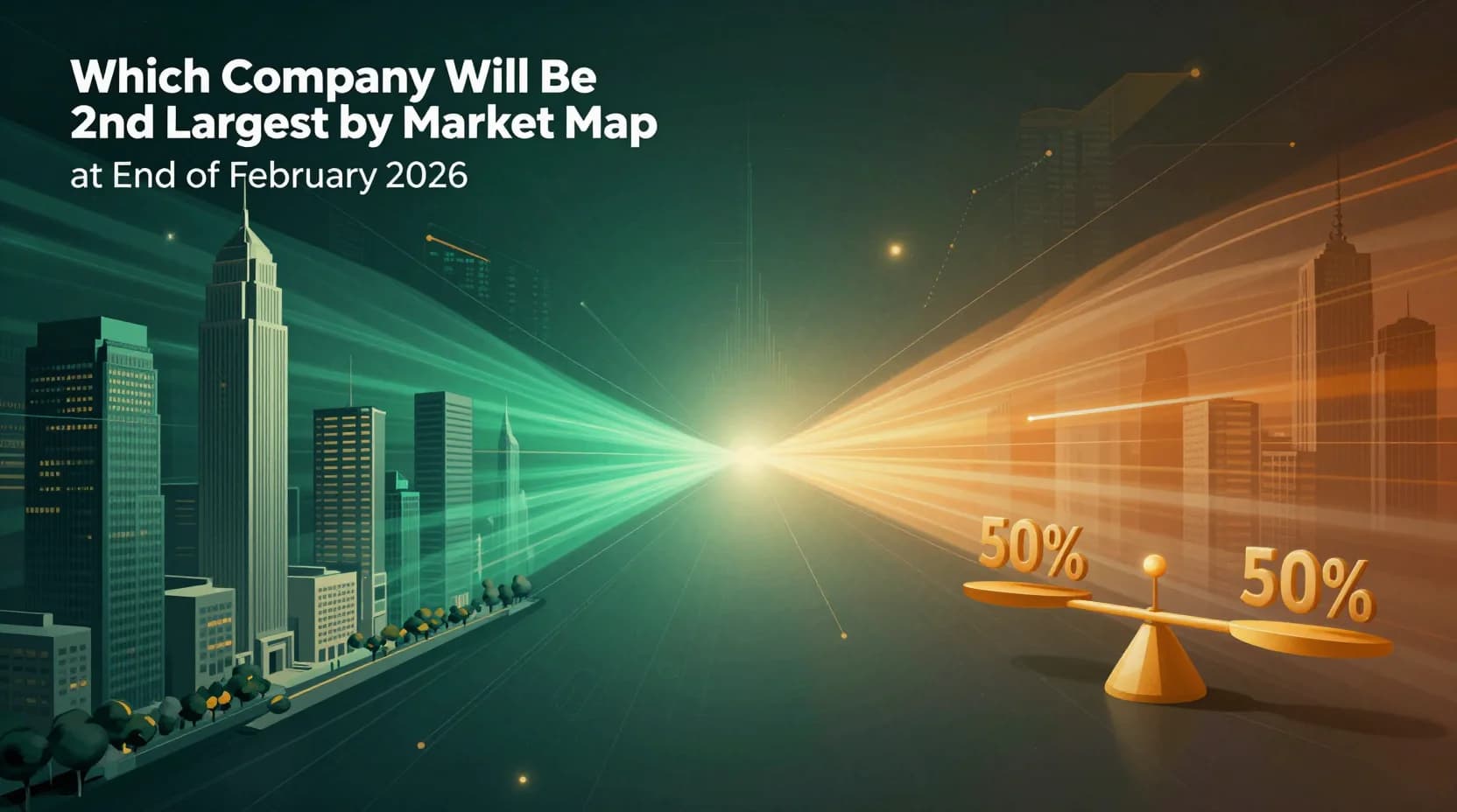 Which Company Will Be 2nd Largest by Market Cap at End of February 2026?