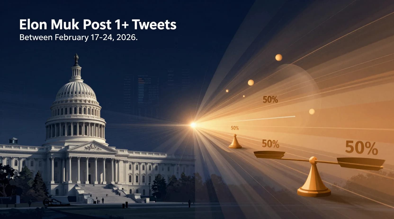 Will Elon Musk post 1+ tweets between February 17-24, 2026?