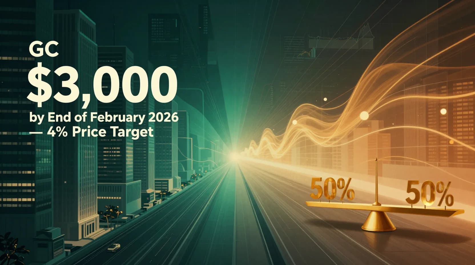 Will Gold (GC) hit $3,000 by end of February 2026?