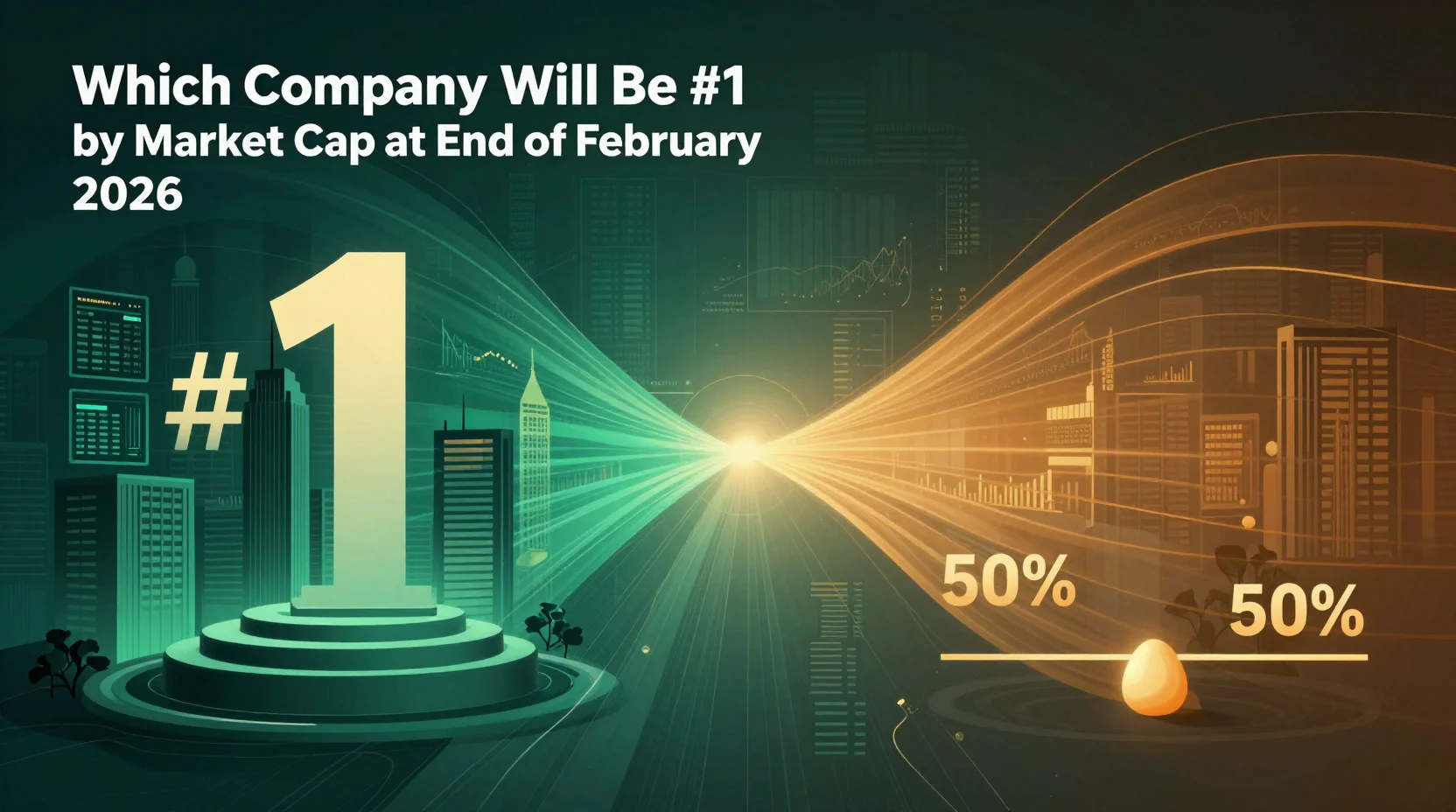 Which Company Will Be #1 by Market Cap at End of February 2026?