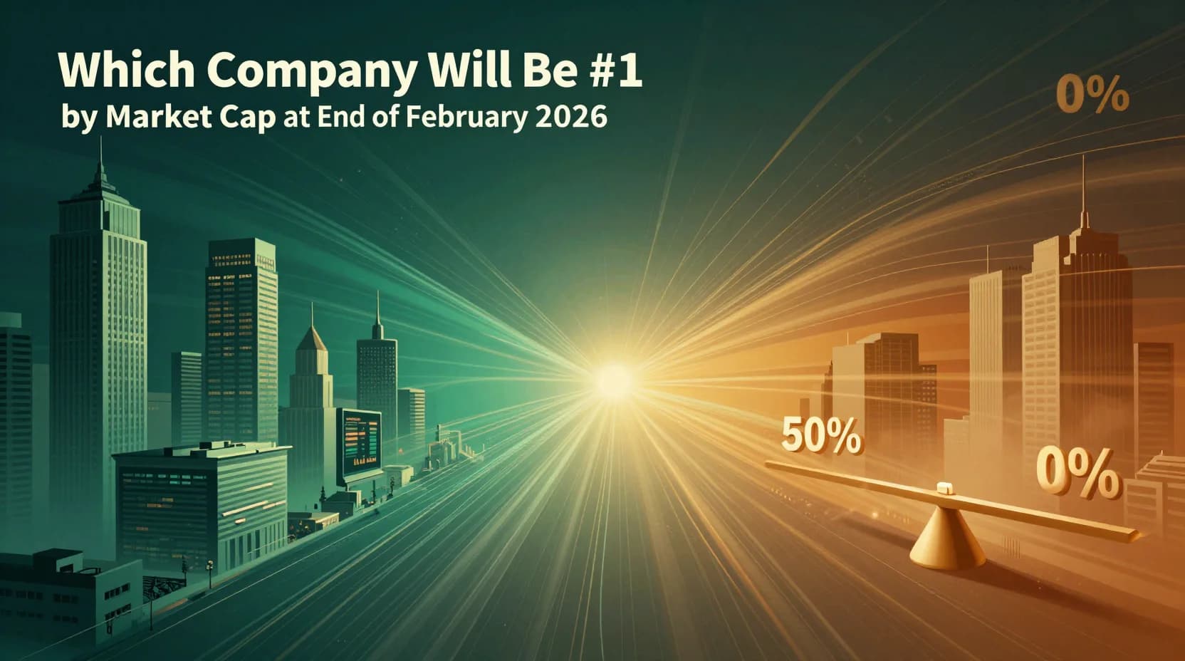 Which Company Will Be #1 by Market Cap at End of February 2026?