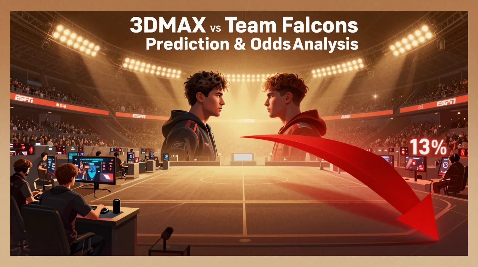 Will 3DMAX Defeat Team Falcons in IEM Krakow 2026 Group B Match?