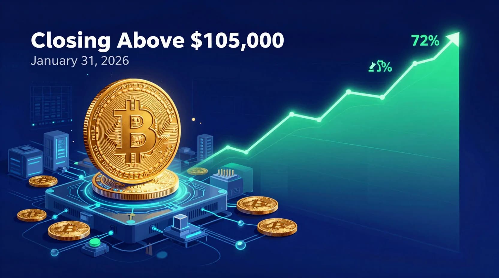 Will Bitcoin Close Above $105,000 on January 31, 2026?