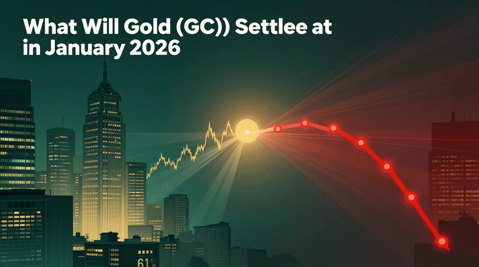 What will Gold (GC) settle at in January?