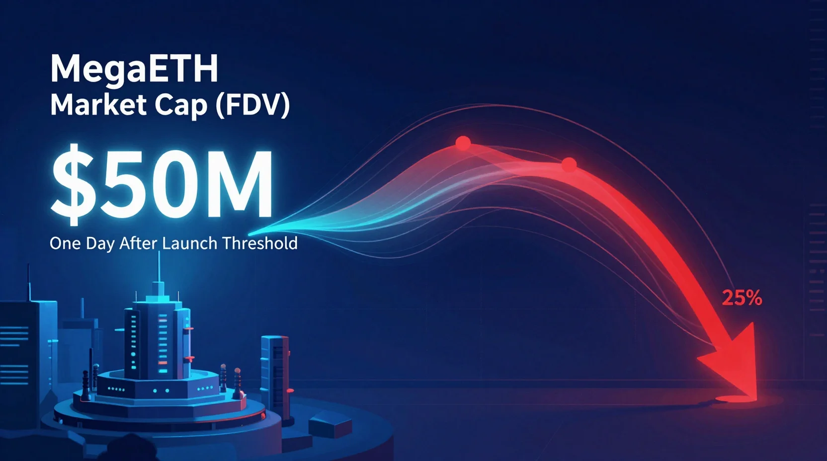 Will MegaETH Market Cap (FDV) Exceed $50M One Day After Launch?