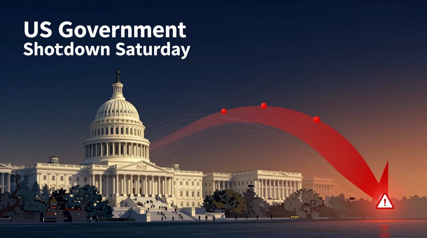 US government shutdown Saturday?