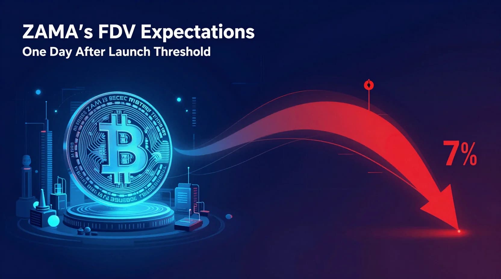 Zama FDV above ___ one day after launch?