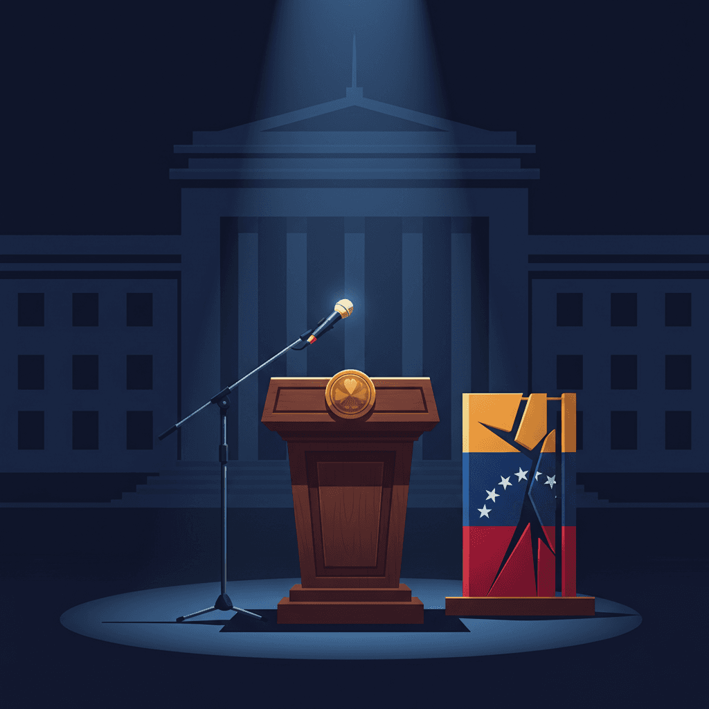 Will María Corina Machado release a pre-recorded acceptance speech or deliver a virtual lecture within two weeks of the official ceremony date?