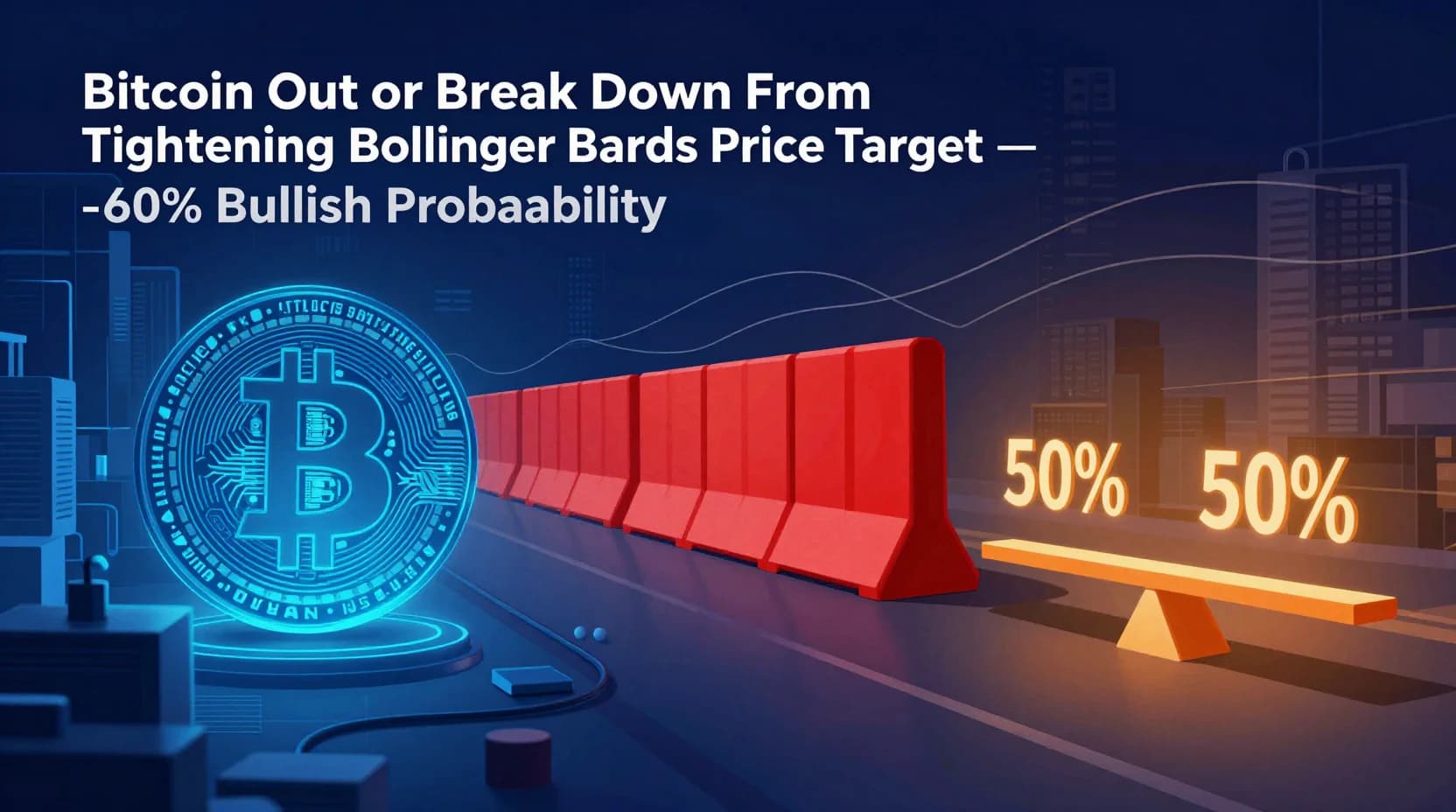 Will Bitcoin Break Out or Break Down From Tightening Bollinger Bands?