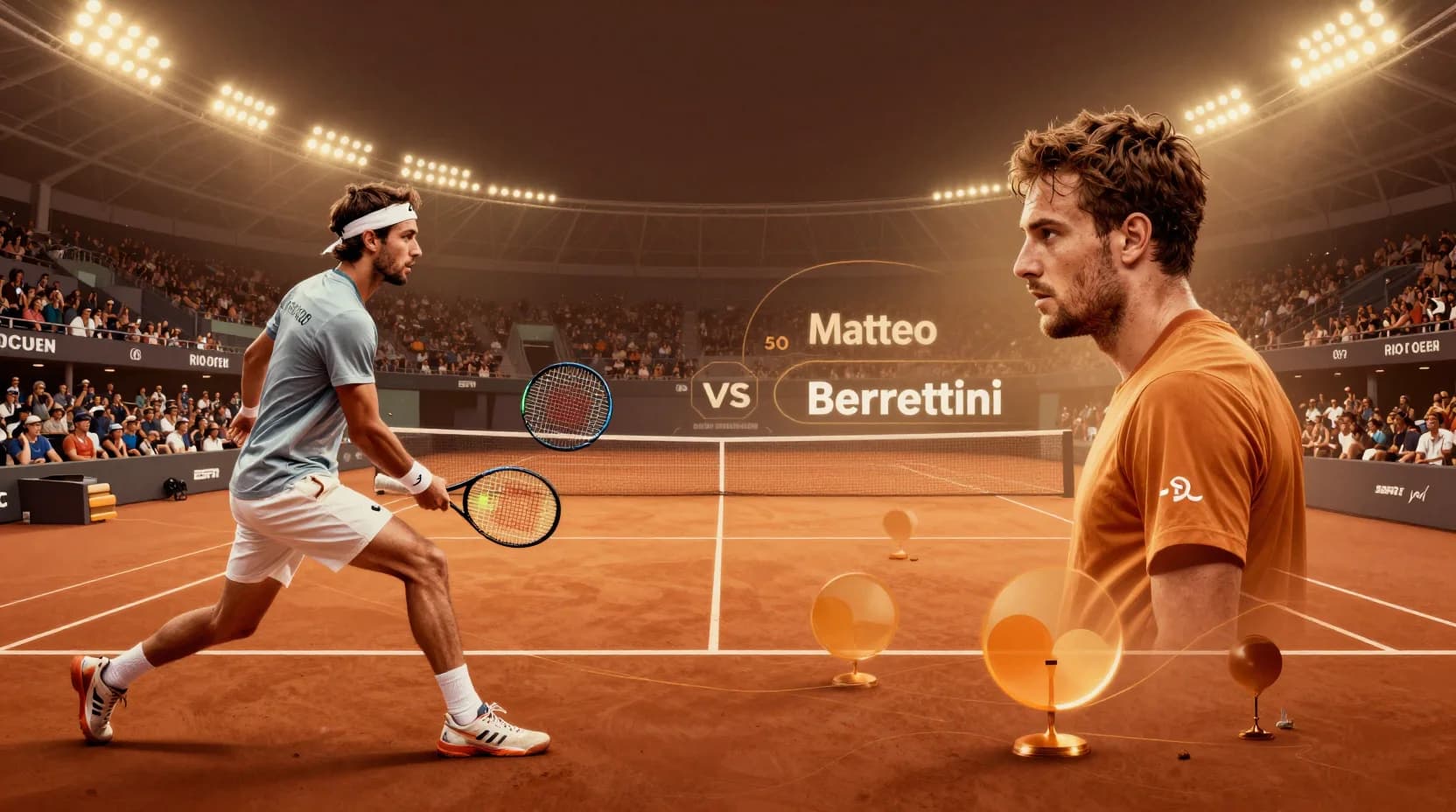 Will Lorenzo Sonego or Matteo Berrettini win their Rio Open first-round match?