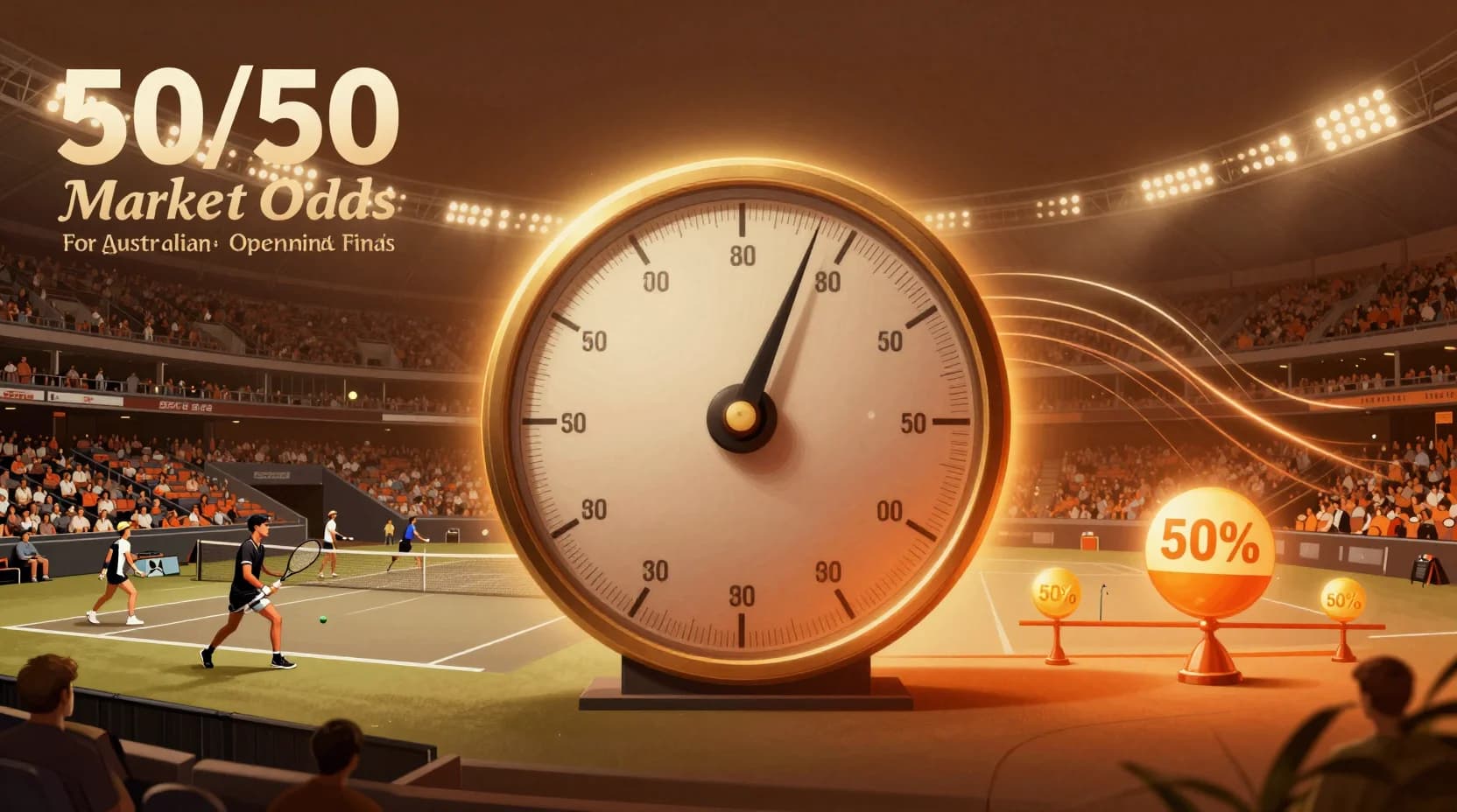 Will the 50/50 Market Odds for Australian Open Final Prove Accurate?