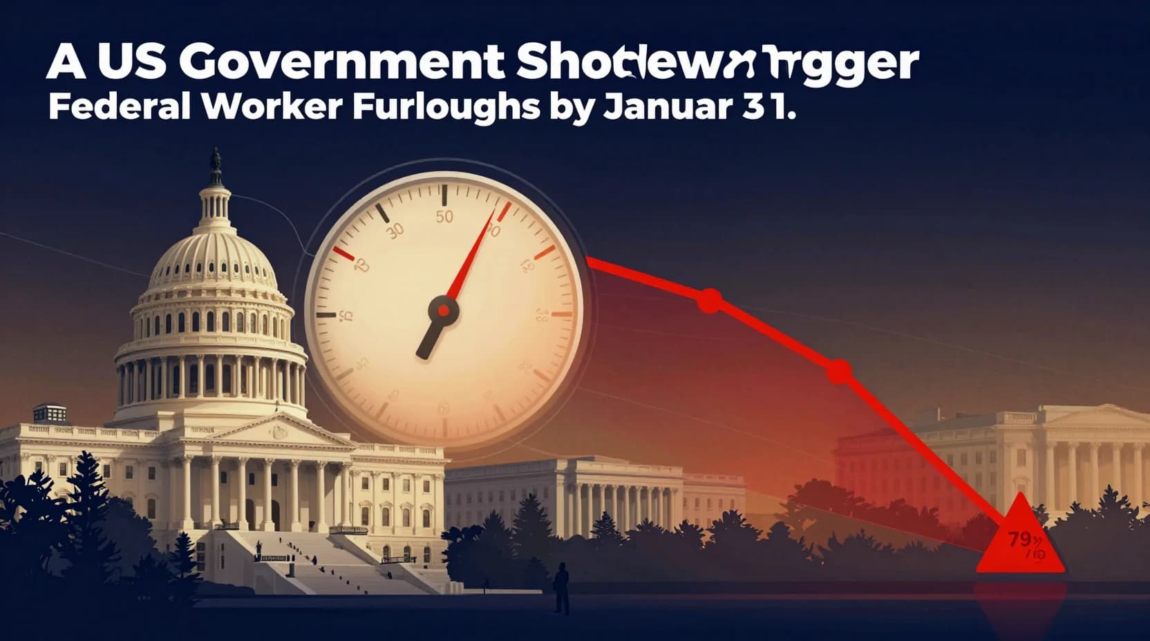 Will a US Government Shutdown Trigger Federal Worker Furloughs by January 31?