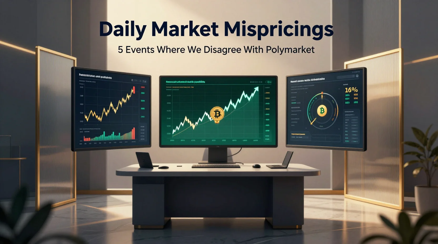 Daily Market Mispricings: 5 Events Where We Disagree With Polymarket β April 11, 2026