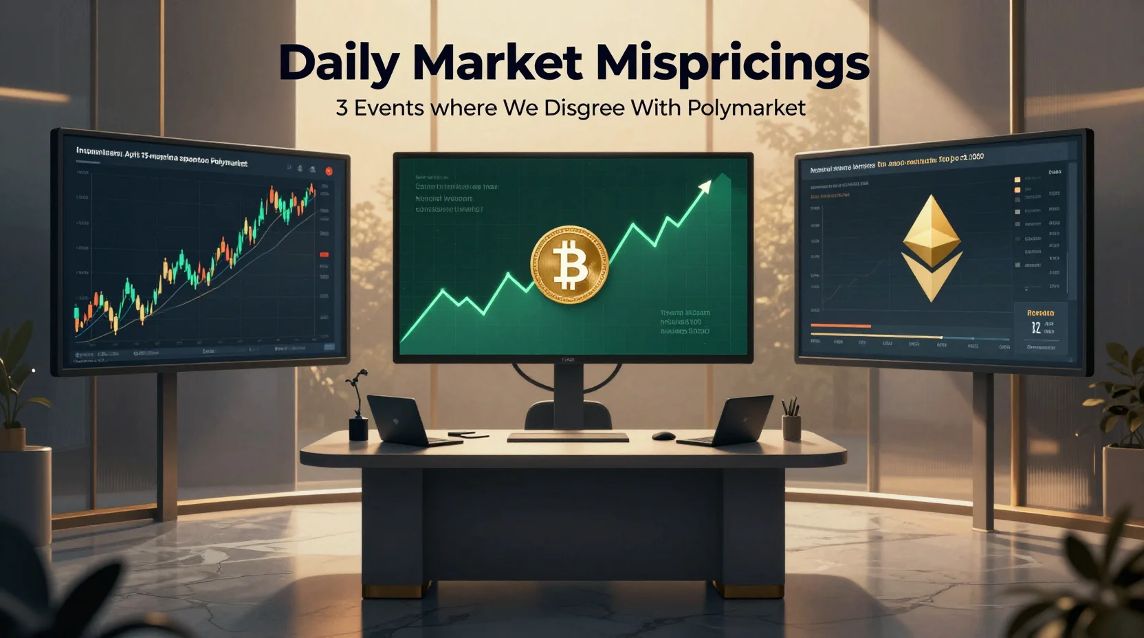Daily Market Mispricings: 3 Events Where We Disagree With Polymarket β April 15, 2026